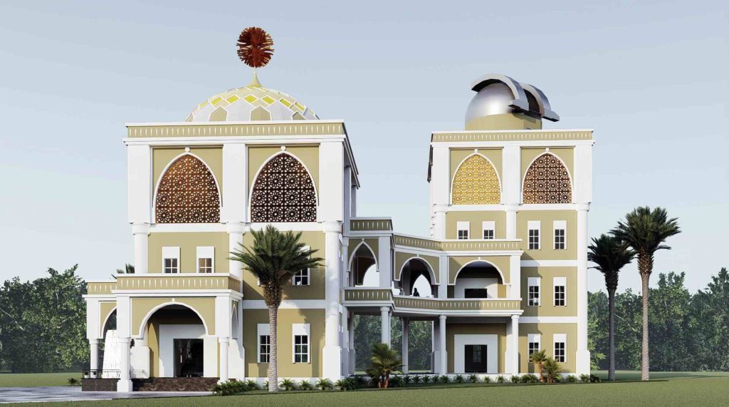 Proses Pembangunan Menara Falakiyah - Bangunan Observatorium - Bangunan Planetarium - Pondok Pesantren Darul Hijrah Martapura