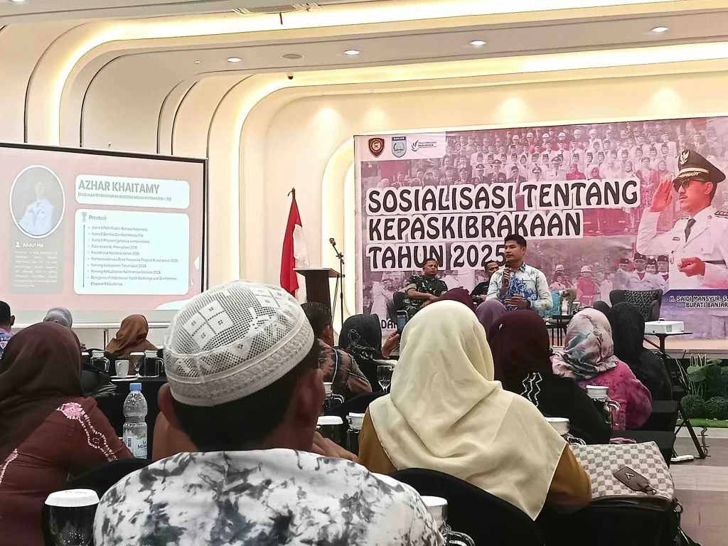 Alumni Pondok Darul Hijrah memberi mareri pada sosialisasi Paskibraka 2025