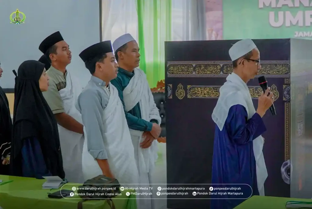 ust. Gazali rahman memberikan bimbingan manasik umroh lengkap kepada peserta umroh travel el hijrah wisata