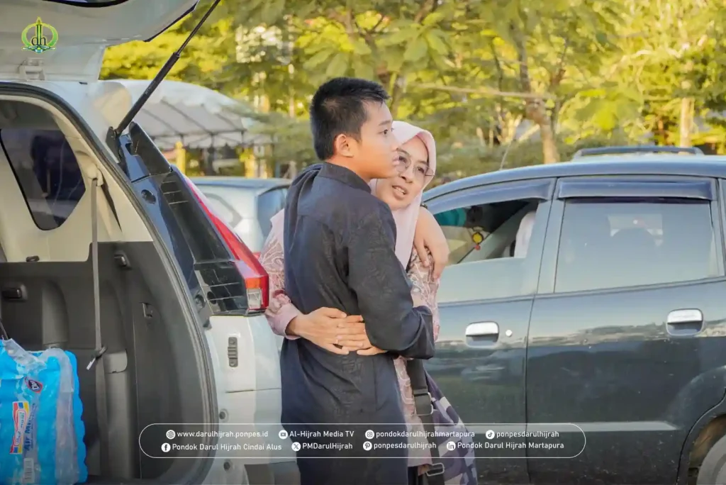 haru orang tuang saat kedatangan santri