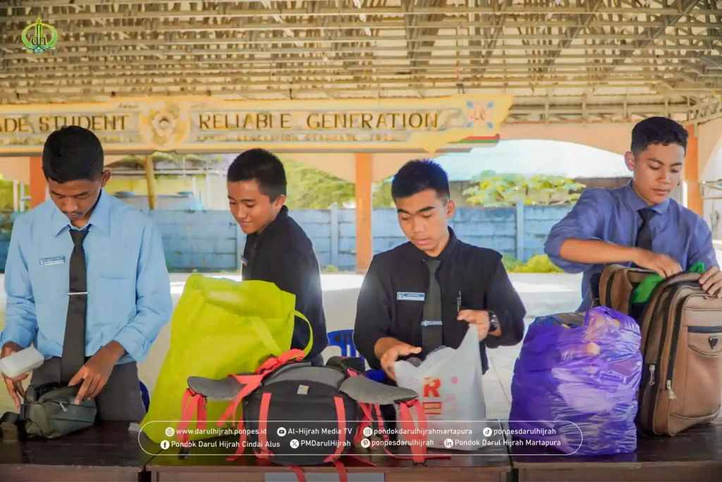 pemeriksaan komprehensif pada kedatangan santri