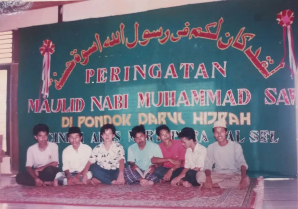 panitia kegiatan peringatan maulid nabi muhammad saw Pondok Darul Hijrah tahun 1994