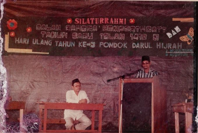 mengenang sosok pimpinan yang dituakan pada hari ulang tahun ke 3 Pondok Darul Hijrah