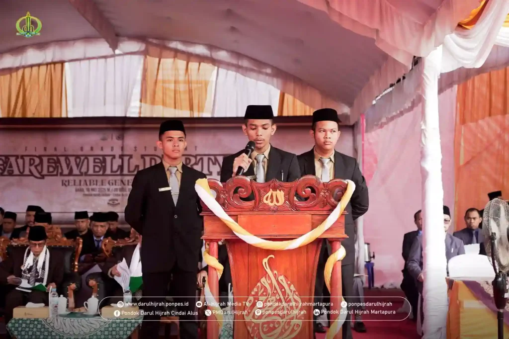 penyampaian laporan panitia Haflatut Takharruj tahun 2025