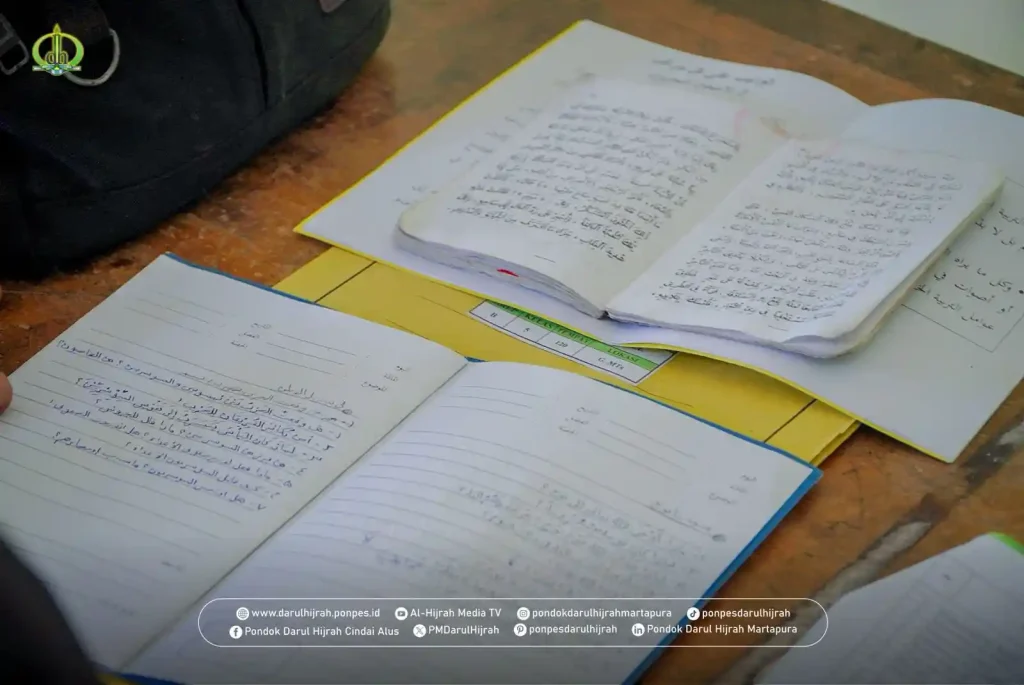 persiapan pertanyaan dari penguji ujian syafahi dan tahriri di Pondok Darul Hijrah Cindai Alus