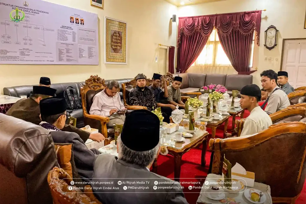 sambutan kunjungan silaturahmi pada rombongan Pesantren Taruna Al Qur'an