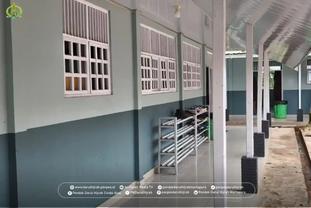 fasilitas keamanan terus ditingkatkan di Pondok Darul Hijrah Cindai alus khususnya asrama dan area rawan