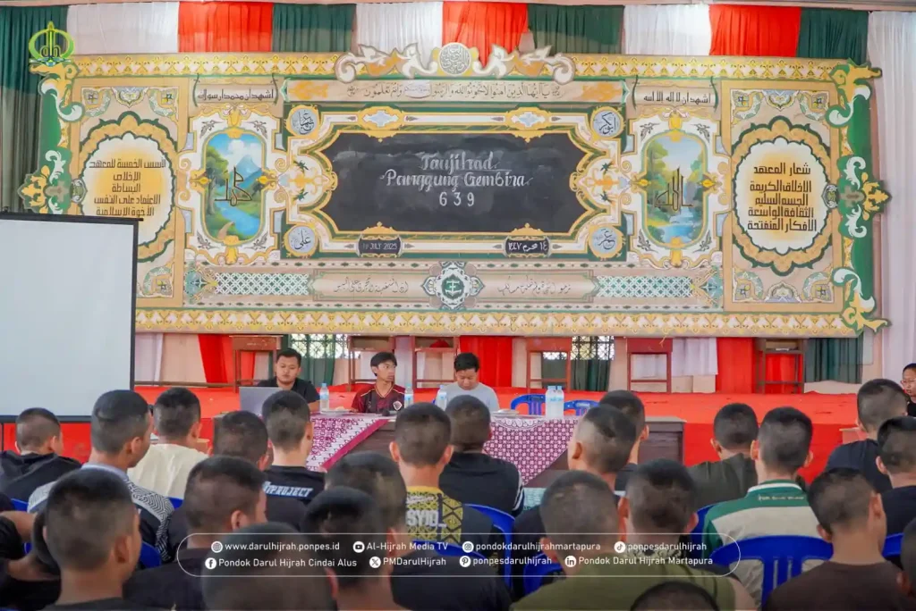 suasana Taujihad panggung gembira 639 di Pondok Darul Hijrah Cindai Alus