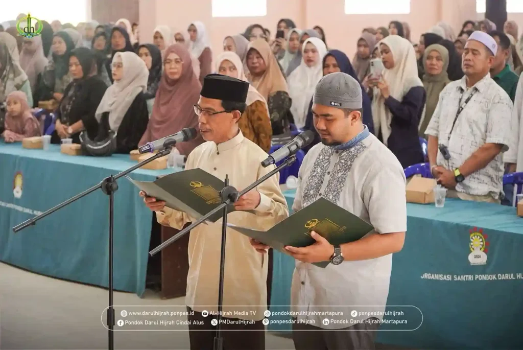 janji orang tua dalam memasukkan anak ke pondok Darul Hijrah Cindai Alus Martapura