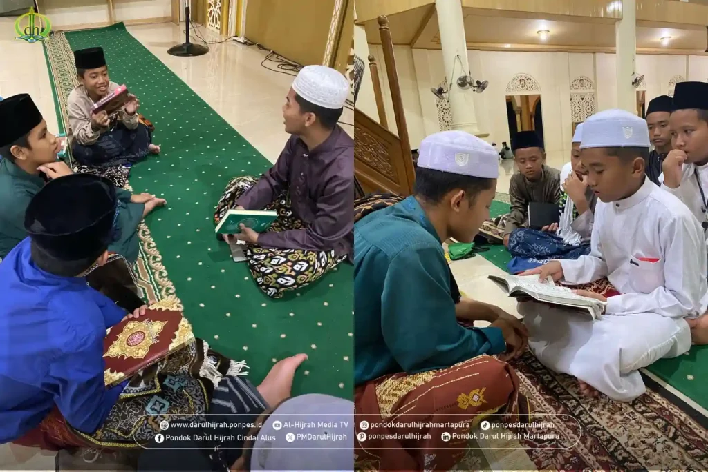 tahsin al qur'an untuk santri baru pondok darul hijrah cindai alus martapura kalimantan selatan indonesia