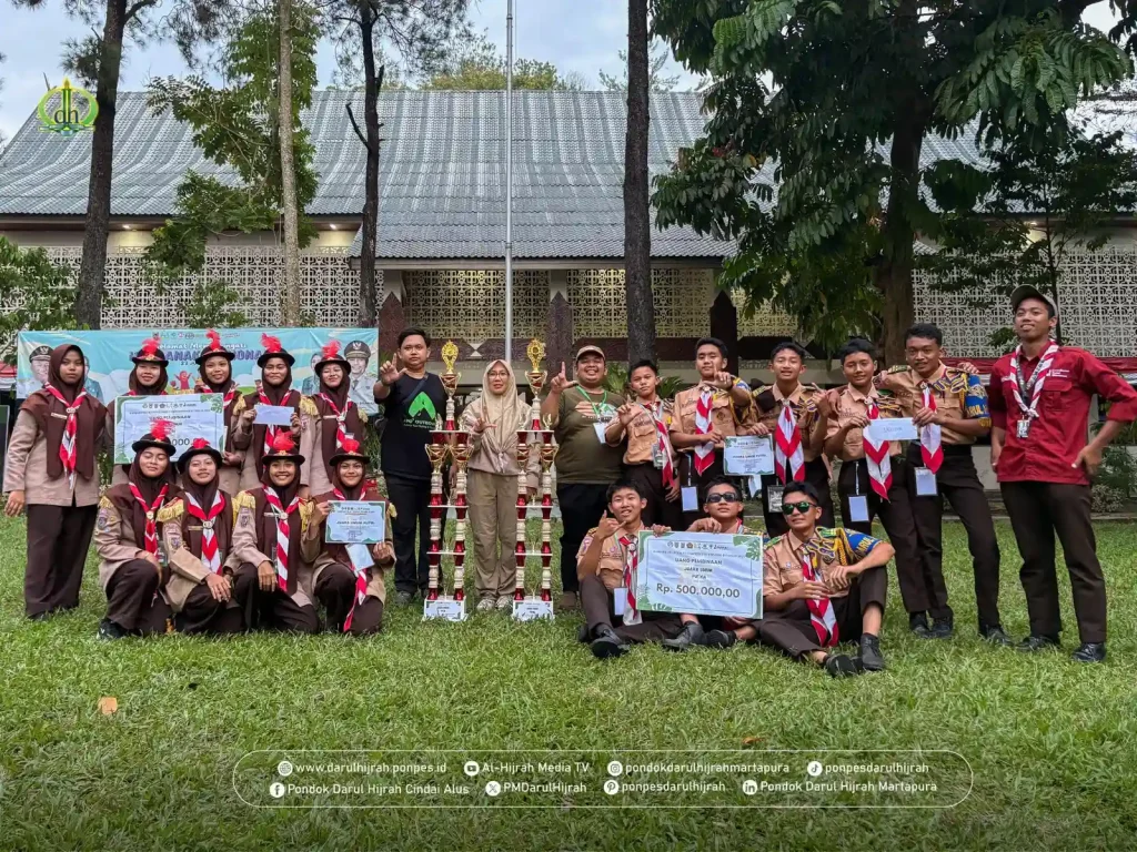 Pondok Darul Hijrah Cindai Alus Martapura borong hadiah pada kegiatan Banjarbaru scout competition 2025