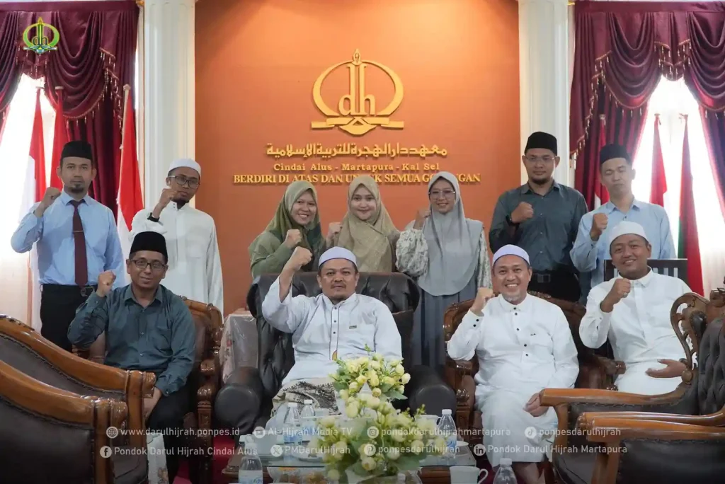 ramah tamah pimpinan pondok darul hijrah cindai alus dengan pimpinan pondok insan madani