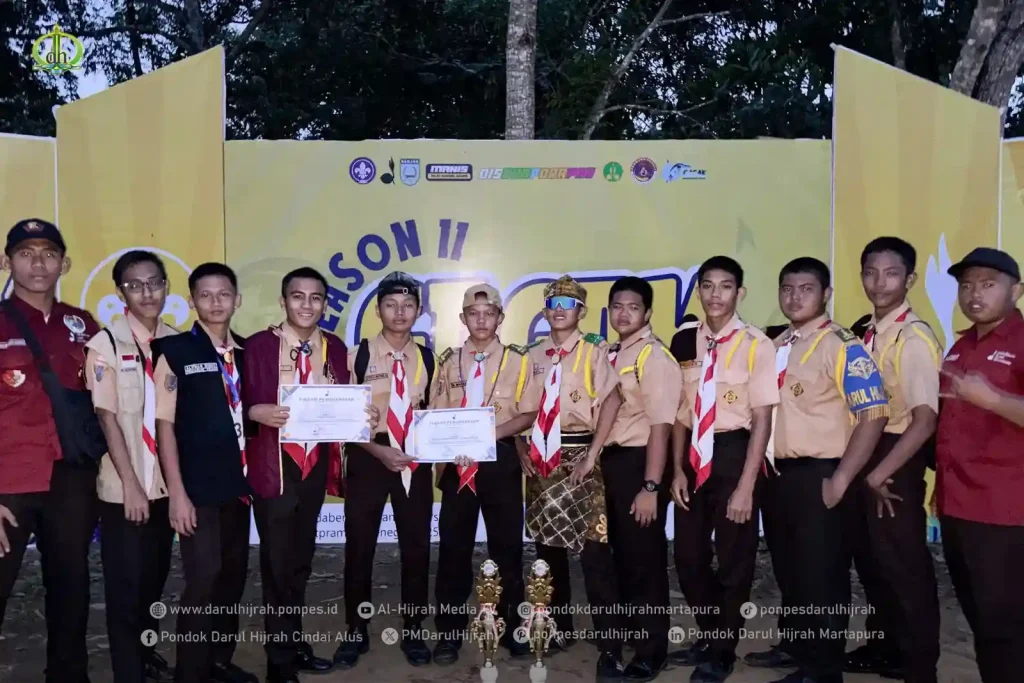 pramuka penegak darul hijrah hadi sebagai juara pada gagak 2025