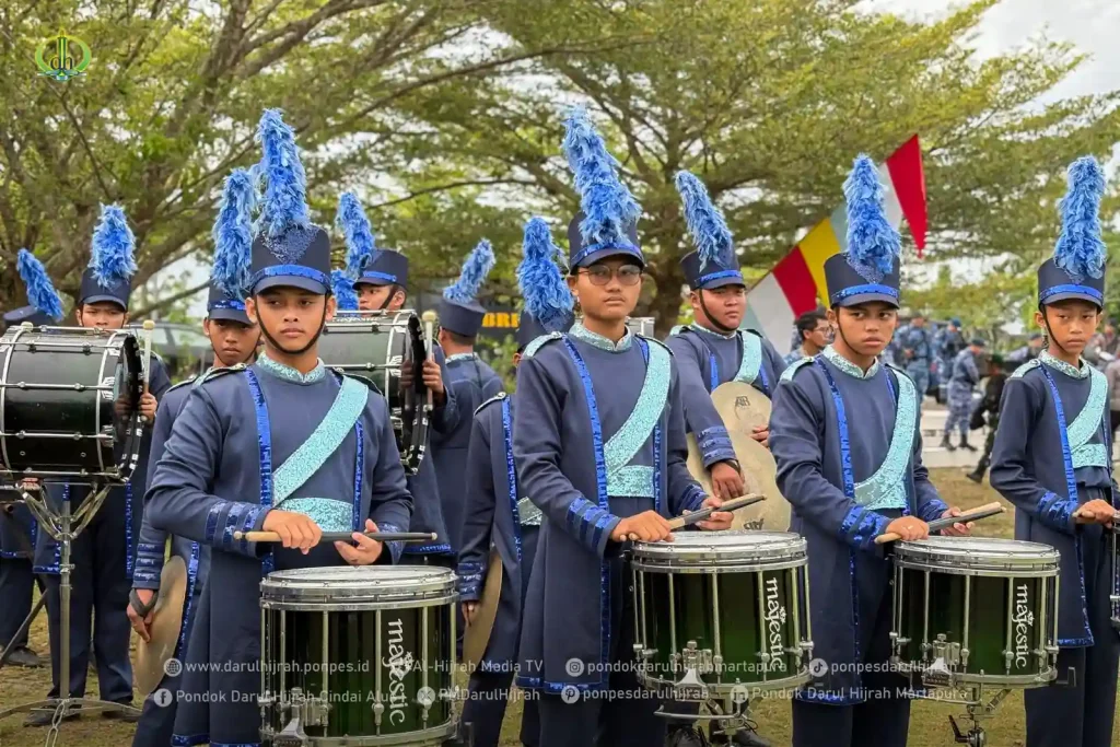 gema harmoni darul hijrah tampil pada kegiatan upacara hari pahlawan ke 80