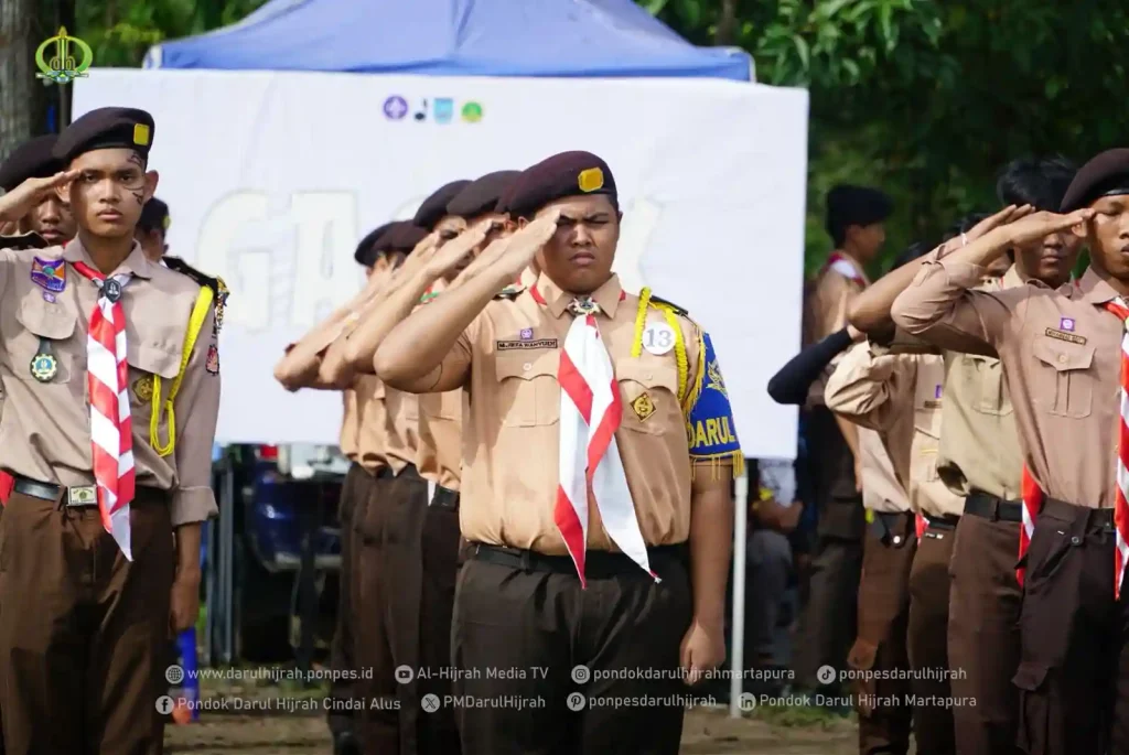 pramuka penegak darul hijrah raih 2 juara di kegiatan gagak 2025